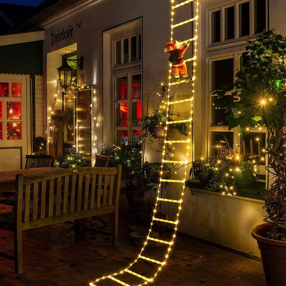 Lighting Tree Decor - مصباح سلم LED لديكور عيد الميلاد