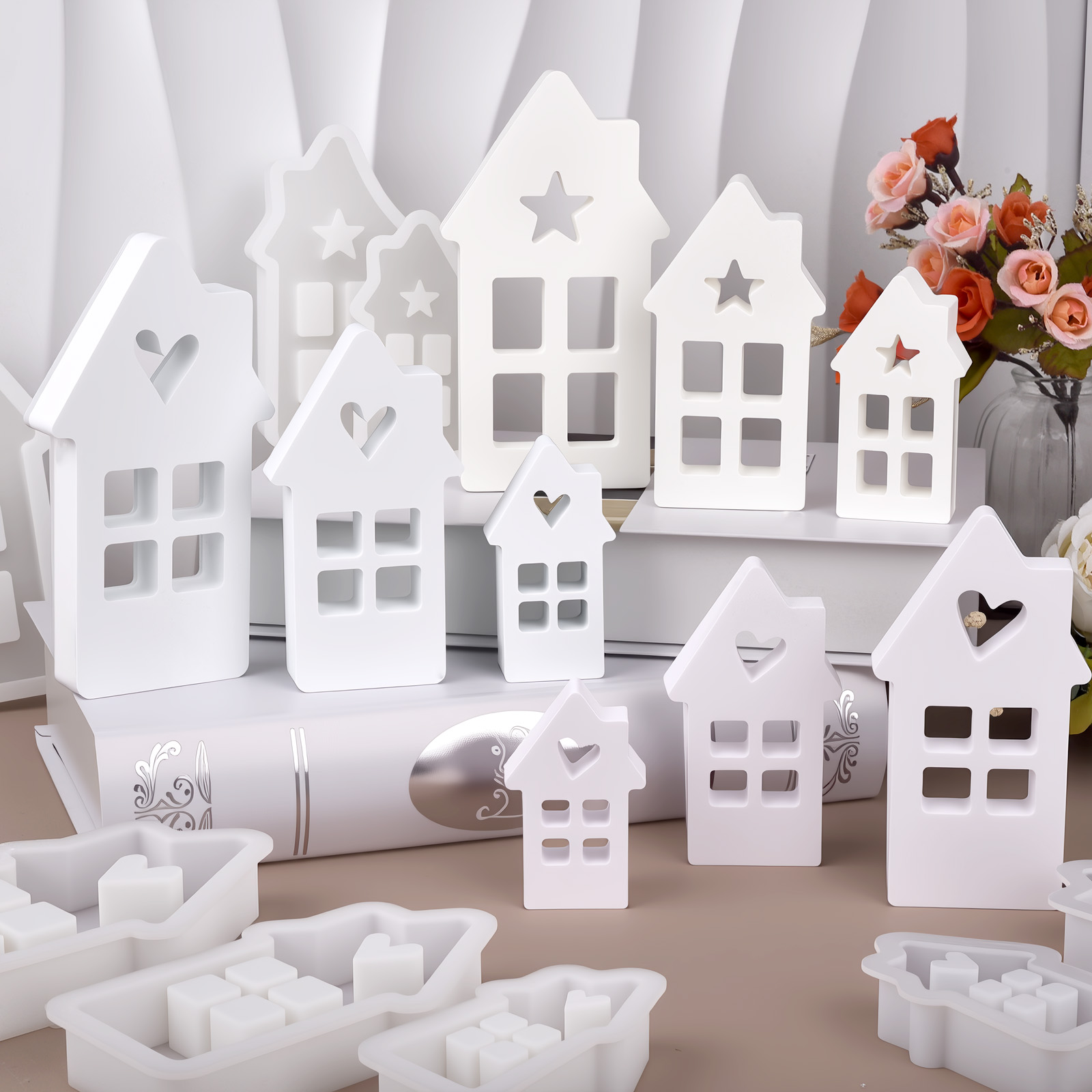Lighting Decor For House - نجمة القلب البيت قوالب السيليكون ضوء