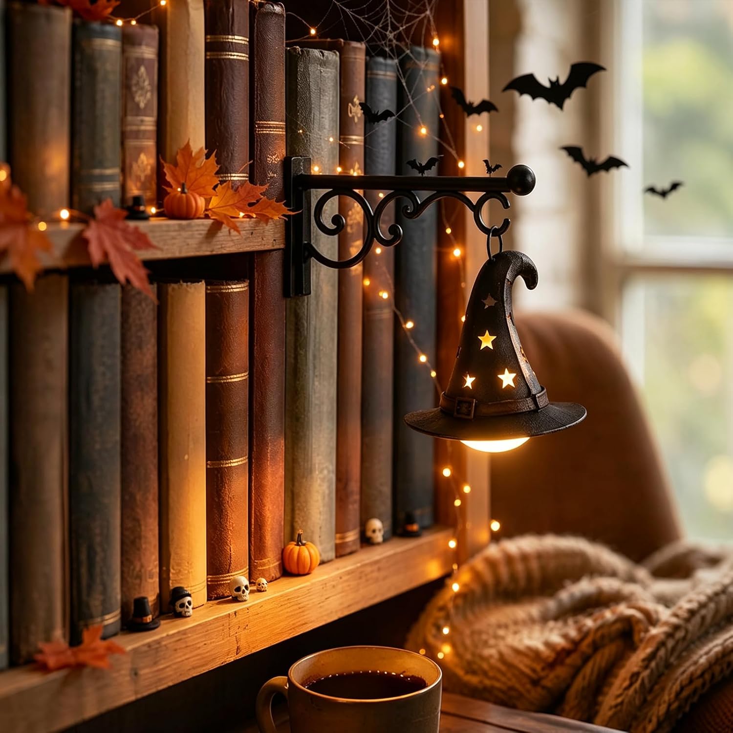 Lighting Decor For Home - مصباح رف الكتب، فانوس المكتبة، إضاءة