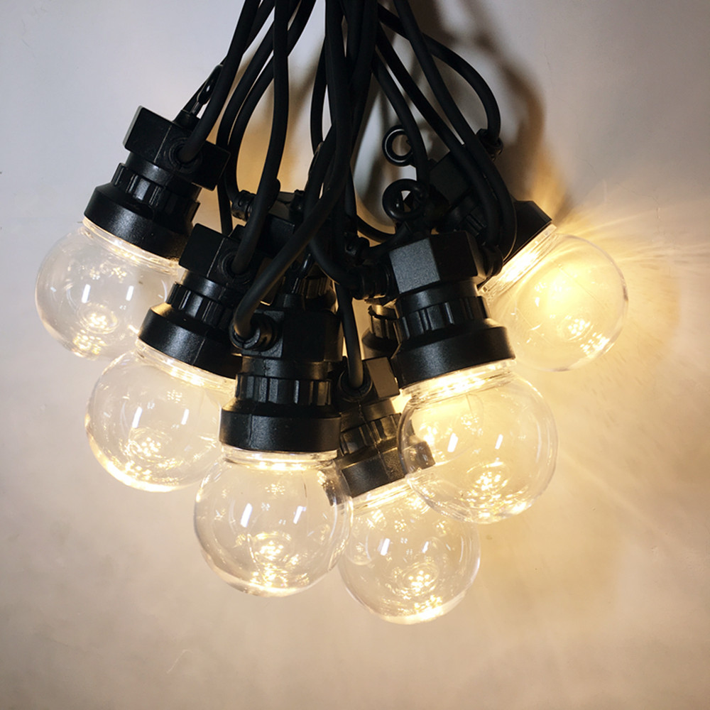Outdoor Lighting Wedding Decor - سلسلة أضواء LED كروية شفافة للاستخدام