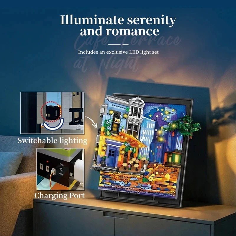 Lighting Decoration Ideas For Home - إطار صورة مقهى سماء الليل، 2678