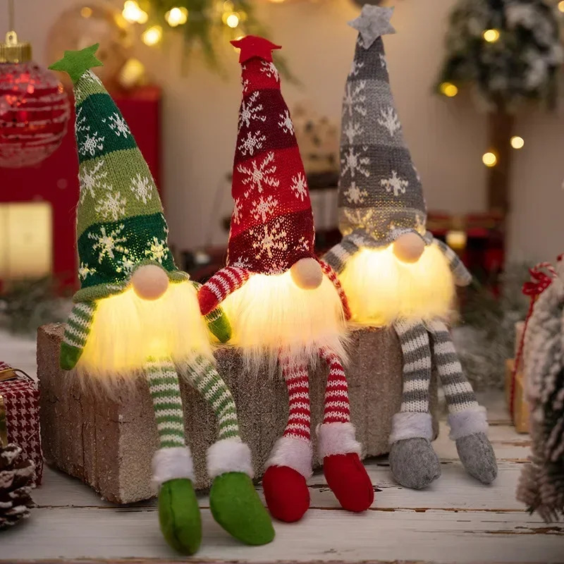 Lighting Tree Decor - عيد الميلاد دمية مجهولي الهوية جنوم