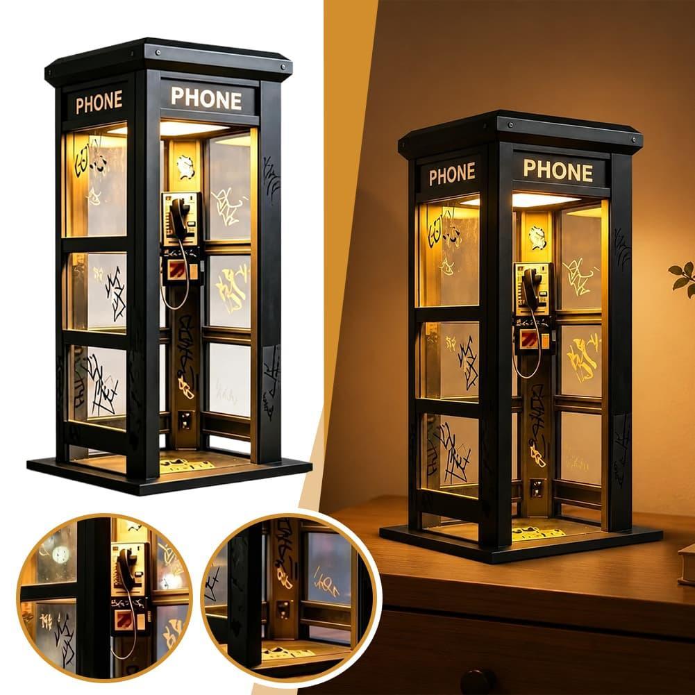 Lighting Decor For Home - مصباح طاولة على شكل كشك هاتف