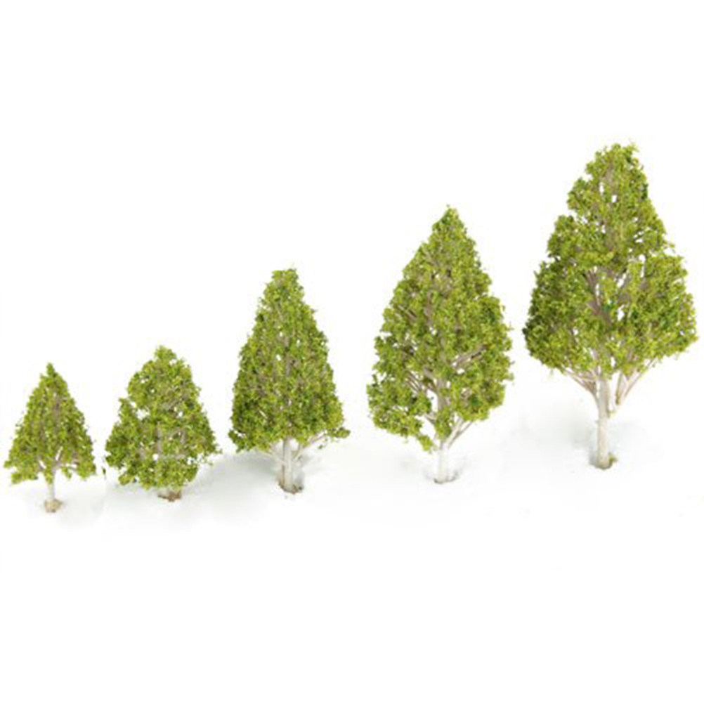 Lighting Tree Decor - 5 قطع من أشجار الحور البيضاء