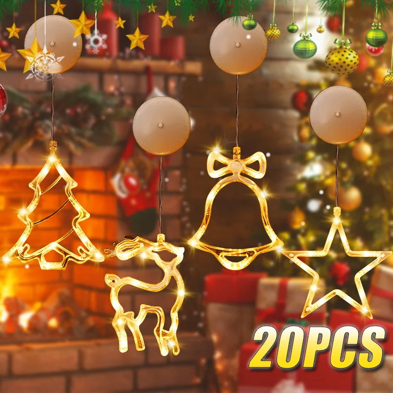Lighting Tree Decor - 1-20 قطعة LED عيد الميلاد شفط
