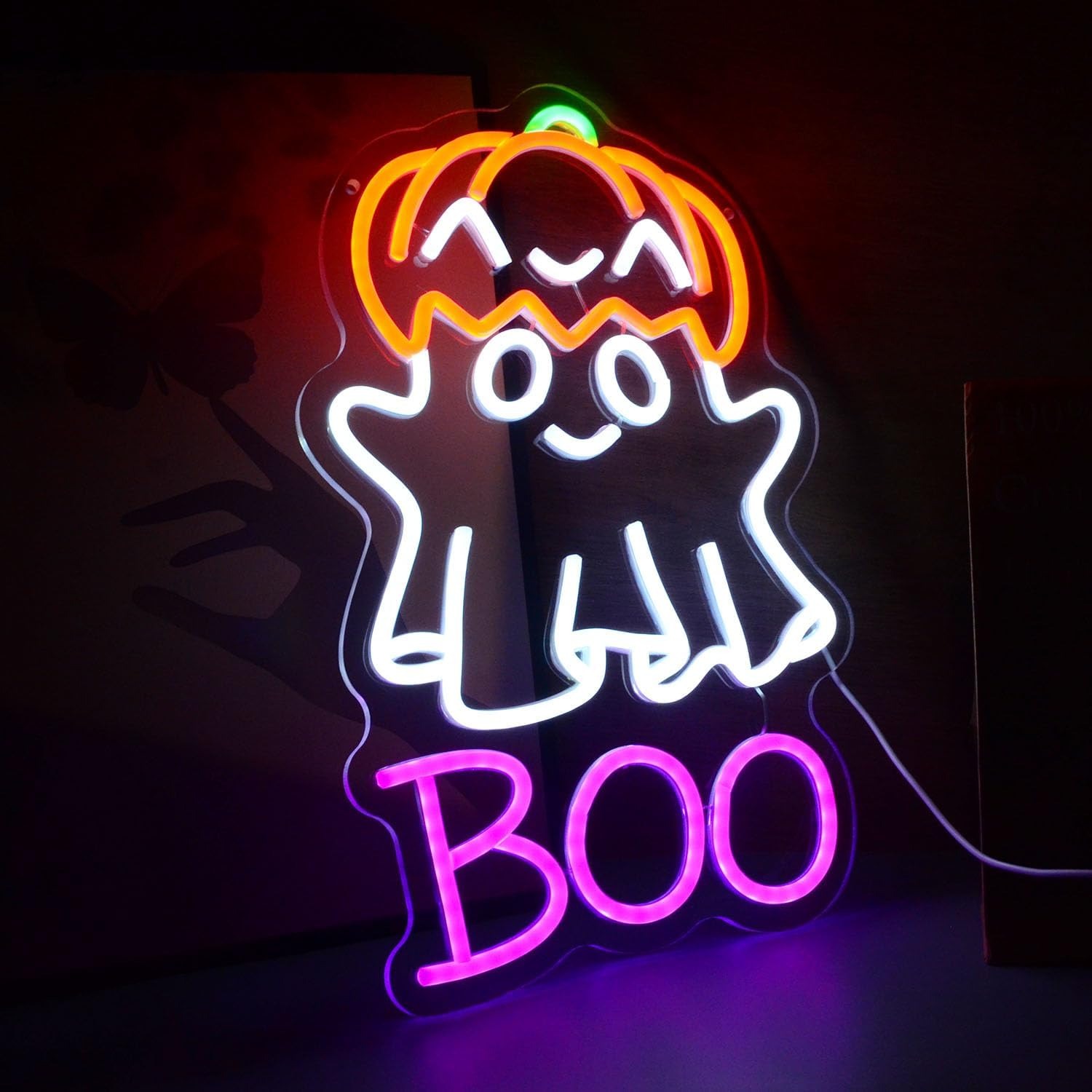 لافتة نيون LED لطيفة على شكل ش - مراجعة Home Decor Lighting Tricks وسعره
