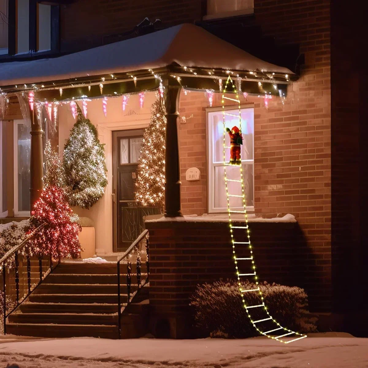 مصباح سلم LED لديكور عيد الميل - مراجعة Lighting Tree Decor وسعره
