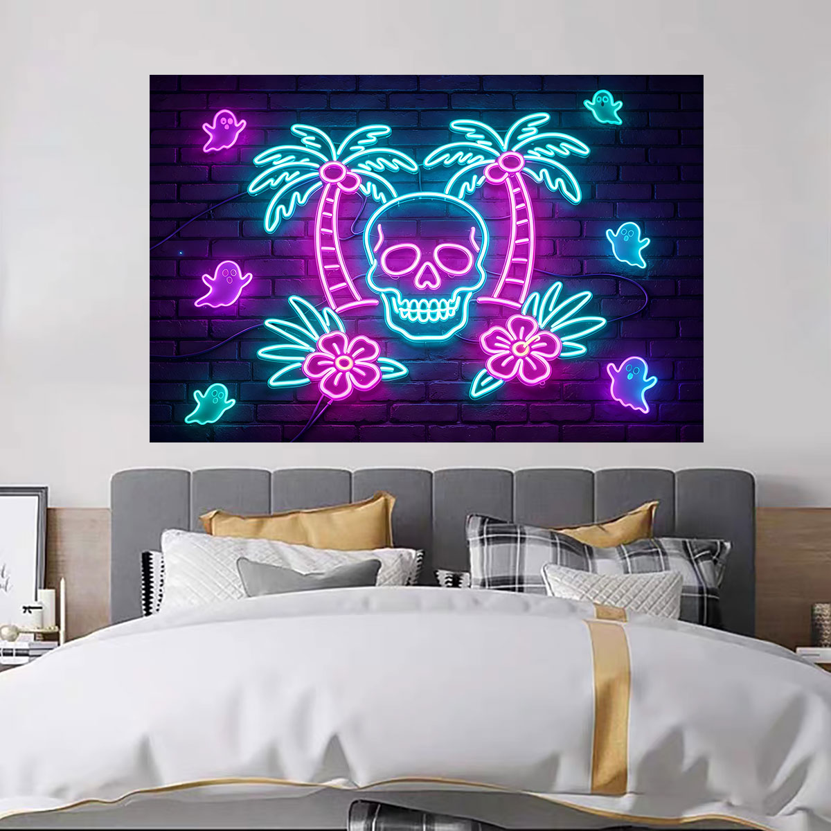 ملصق جداري مضيء بتأثير النيون  - مراجعة Wall Decor Lighting Tree وسعره