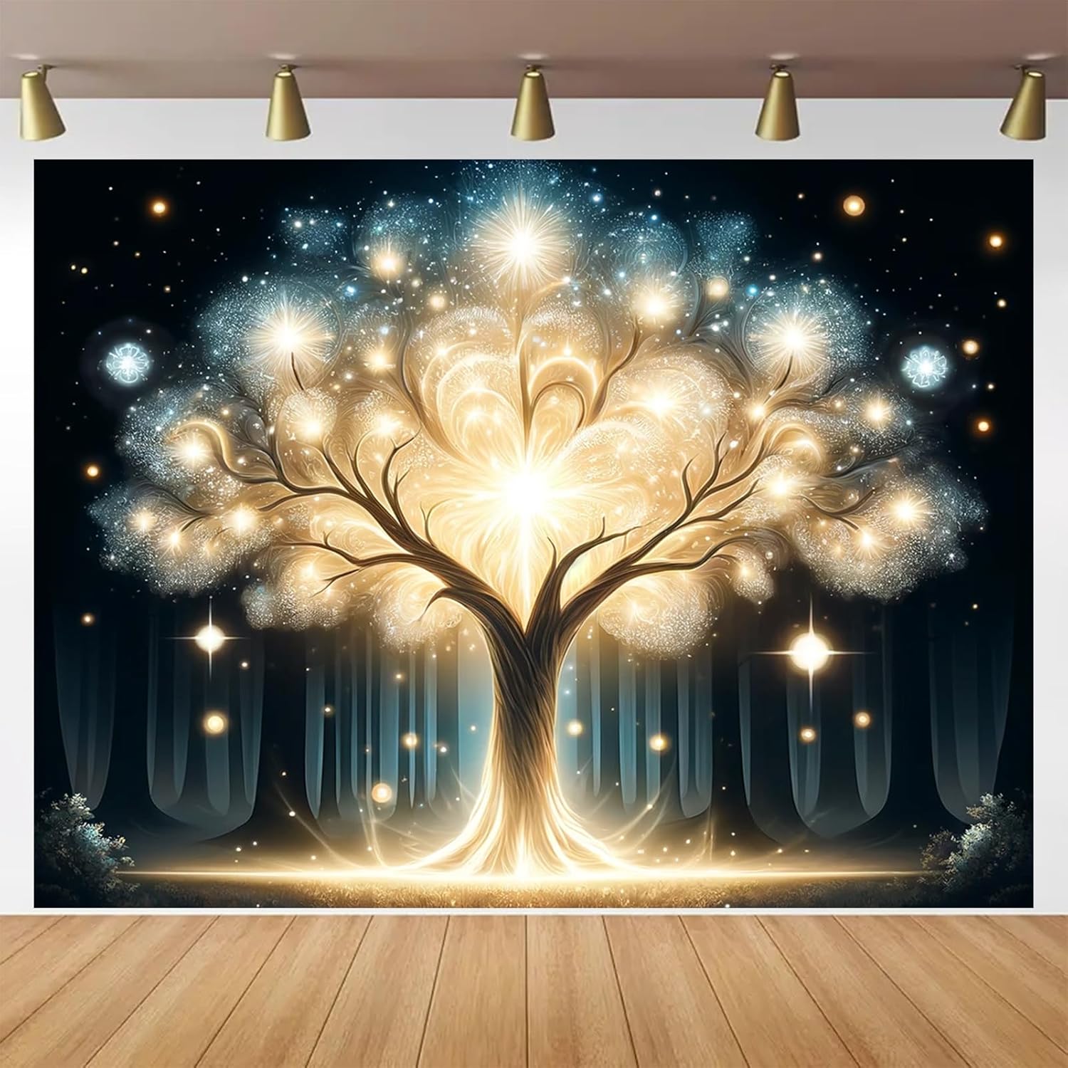 شجرة الروح المتوهجة الأشعة فوق - مراجعة Wall Decor Lighting Tree وسعره