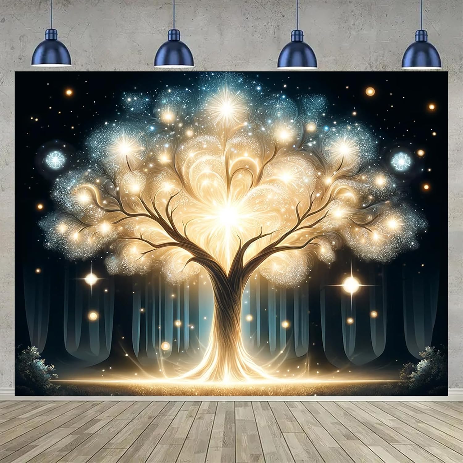 شجرة الروح المتوهجة الأشعة فوق - مراجعة Wall Decor Lighting Tree وسعره