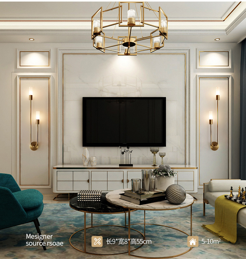 مصباح جداري عصري بتصميم إسكندن - مراجعة Lighting Decorative وسعره