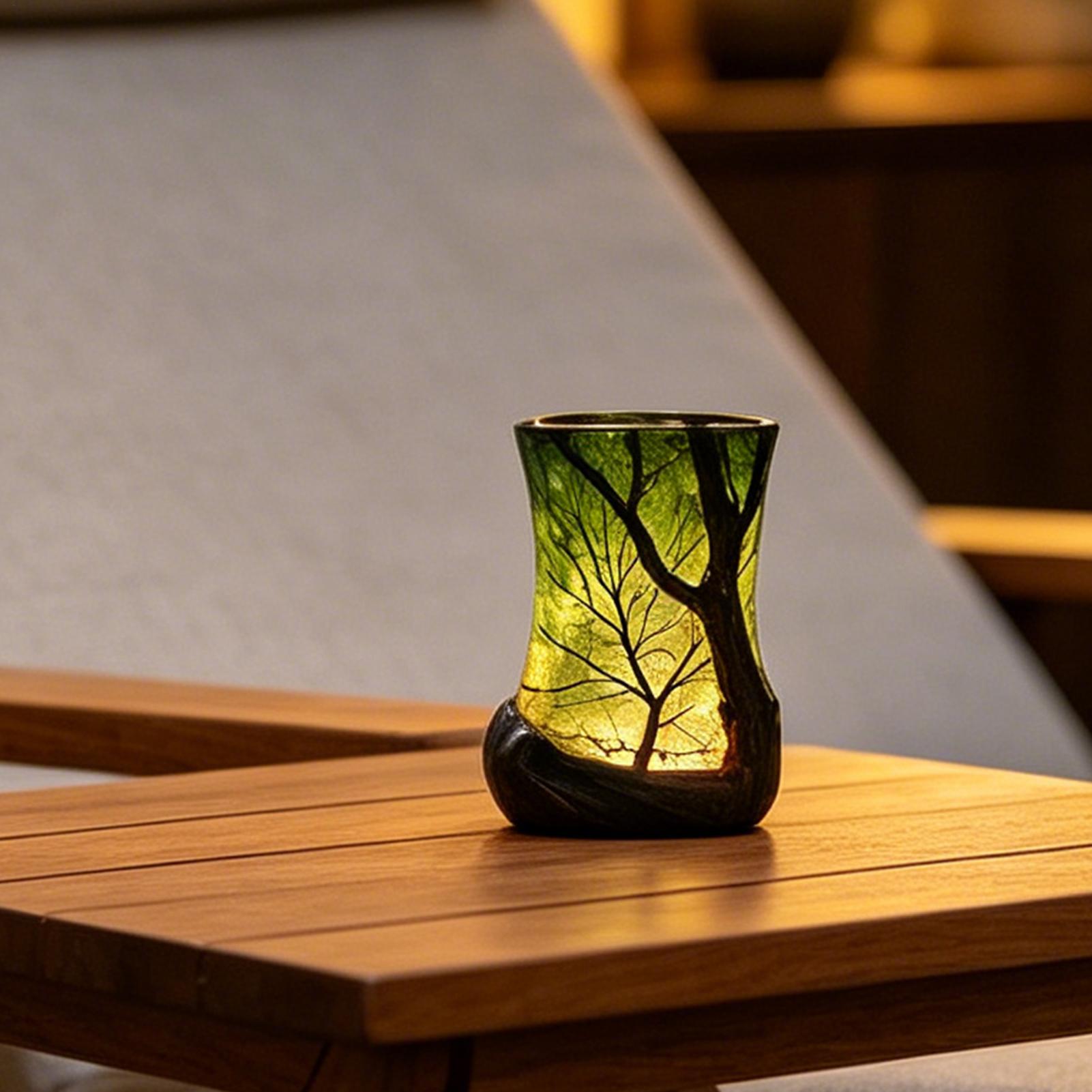 مصباح طاولة جانبي على شكل غابة - مراجعة Lighting Decorative وسعره