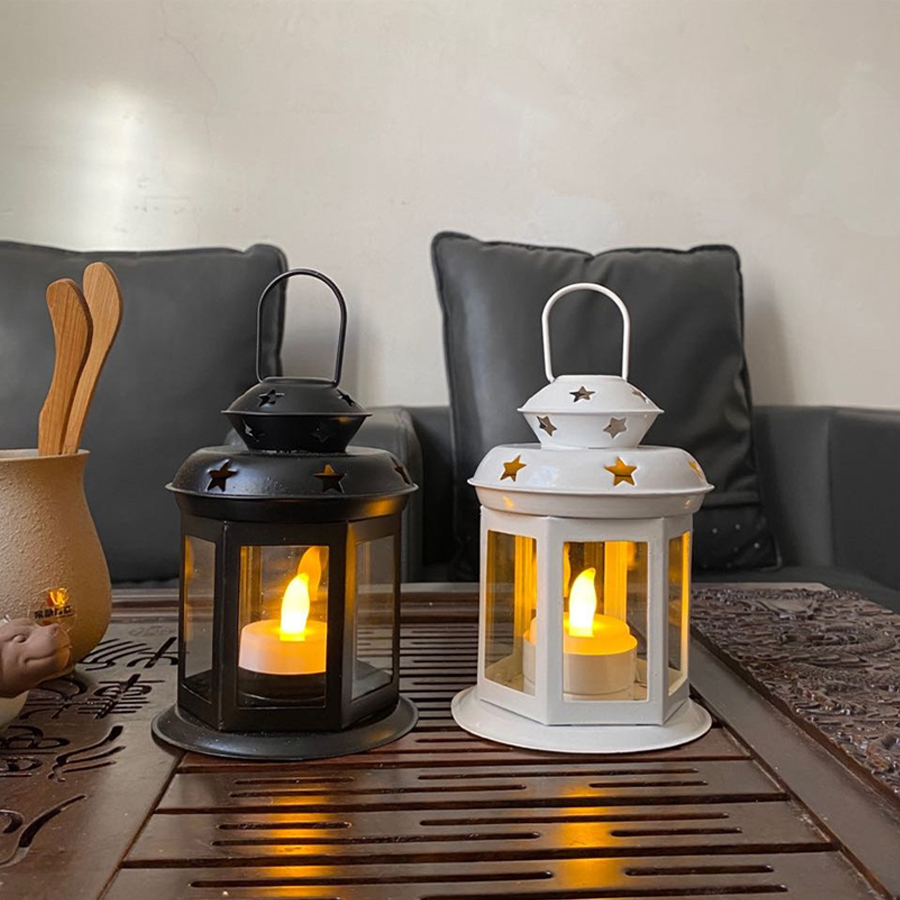 مصباح شمعة معلق، فوانيس زجاجية - مراجعة Outdoor Lighting Wedding Decor وسعره