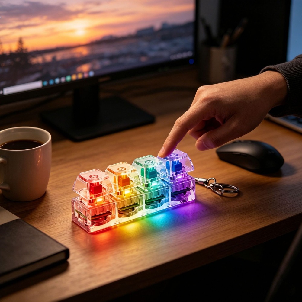 سلسلة مفاتيح مضيئة بتقنية LED  - مراجعة Lighting Decoration Ideas For Home وسعره