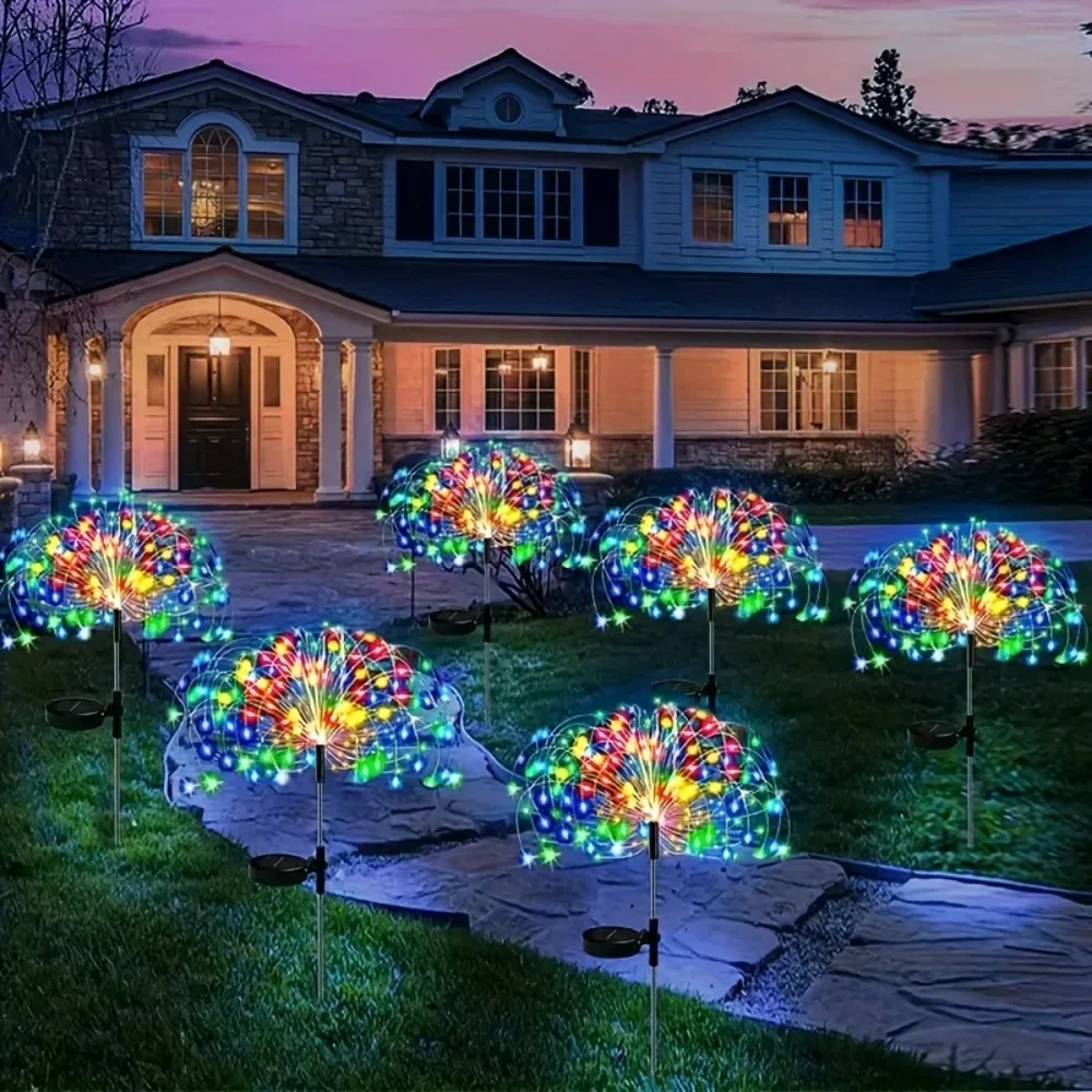 الشمسية LED الألعاب النارية ال - مراجعة Outdoor Lighting Wedding Decor وسعره