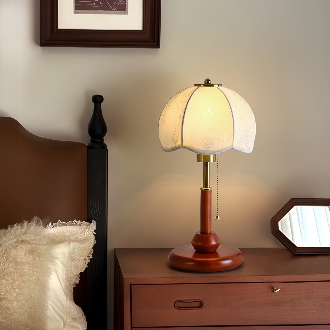 مصباح طاولة قبة مزخرفة بتصميم  - مراجعة Lighting Decor For Home وسعره