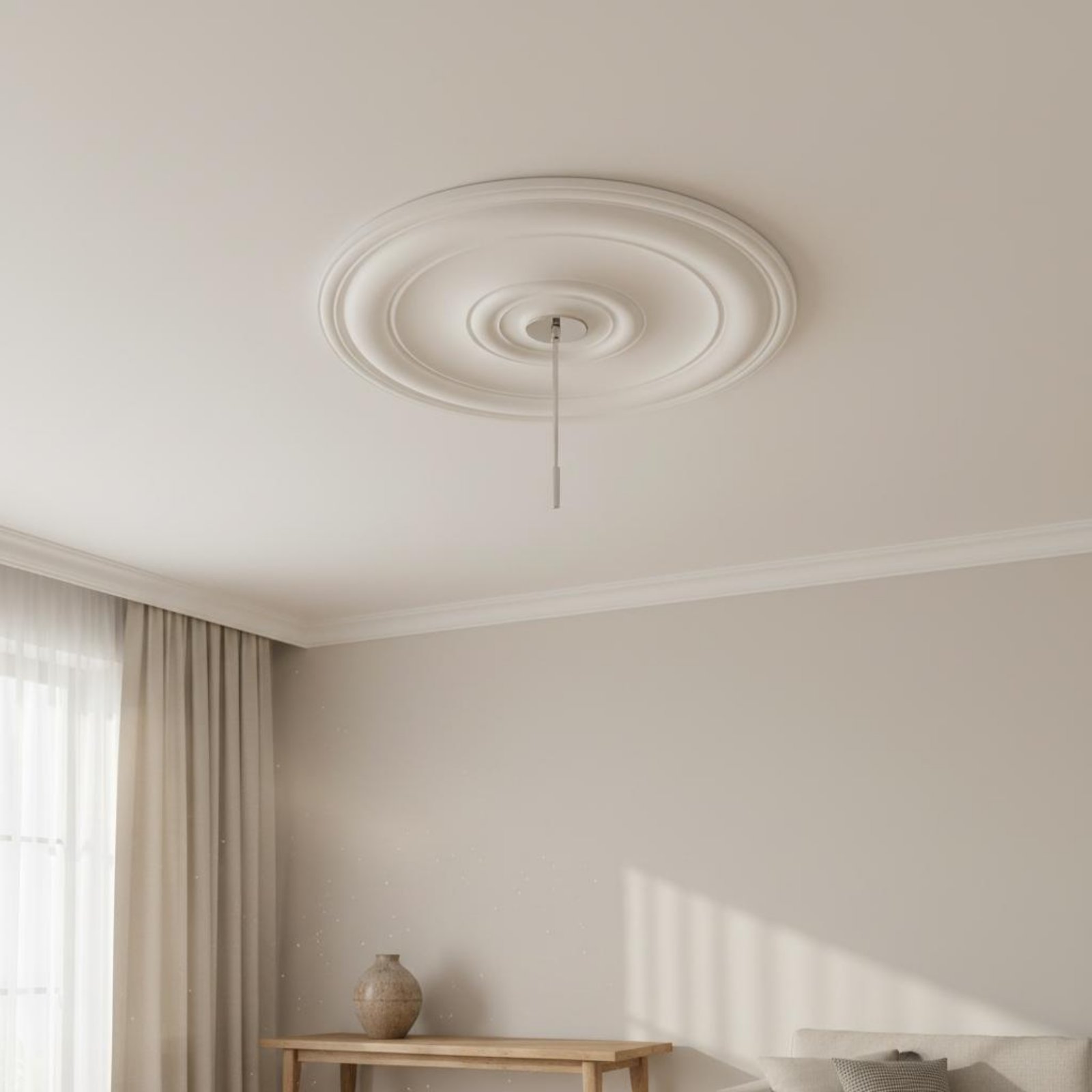 زخرفة سقف دائرية بتصميم أوروبي - مراجعة Lighting Decorative وسعره