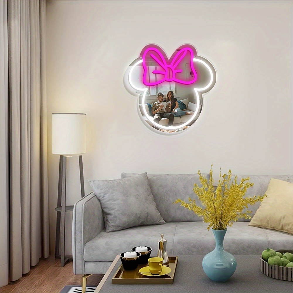 لافتة نيون LED على شكل ميني ما - مراجعة Lighting Decor For Diwali وسعره