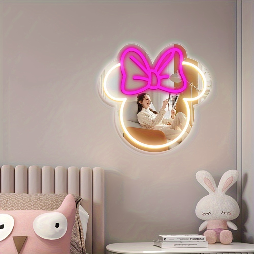 لافتة نيون LED على شكل ميني ما - مراجعة Lighting Decor For Diwali وسعره