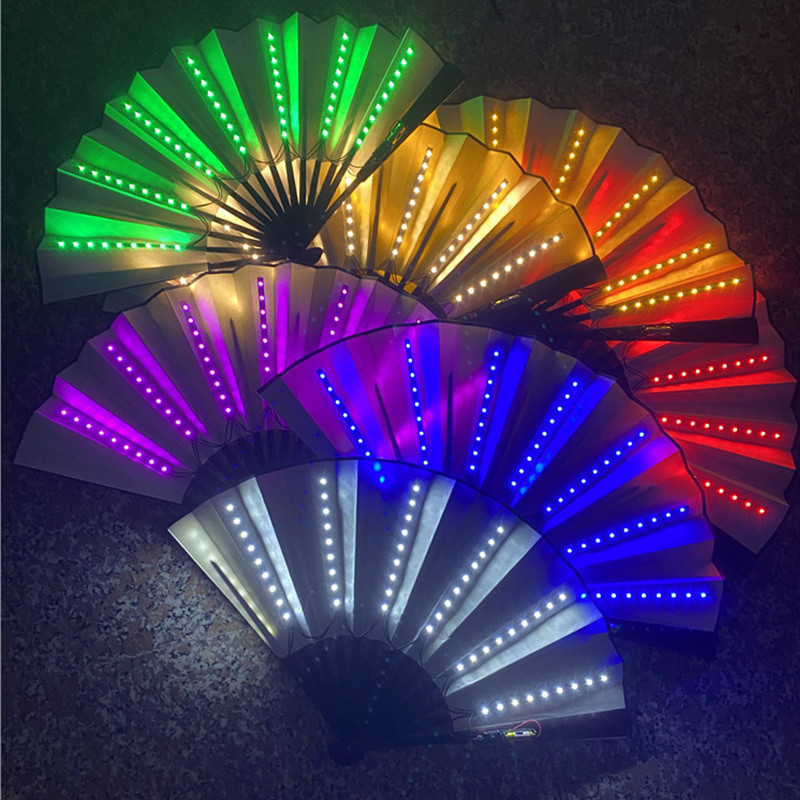 للطي مروحة اليد مع مصباح ليد م - مراجعة Lighting Decor For Diwali وسعره