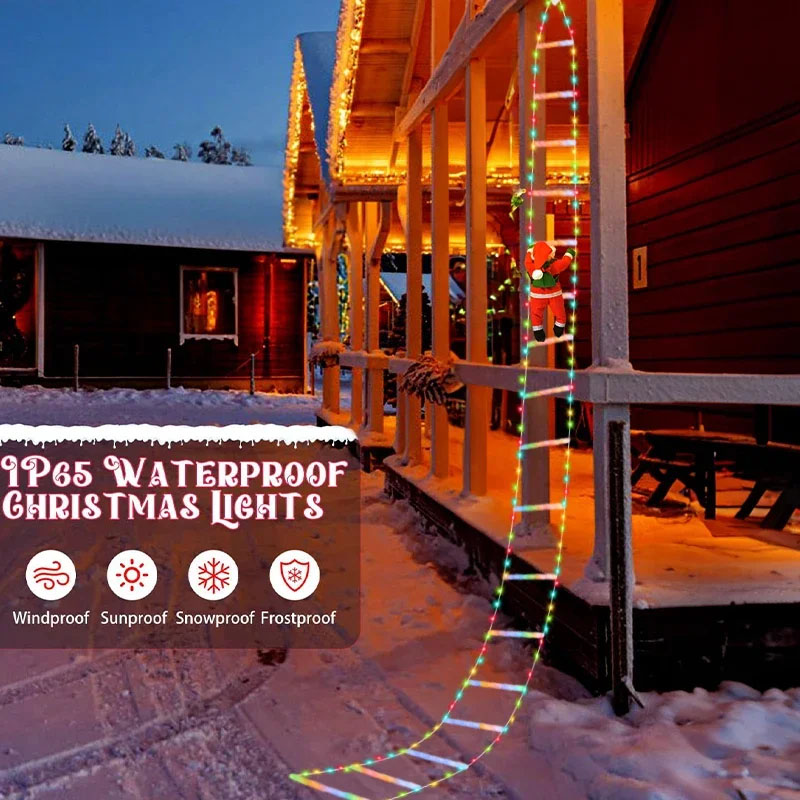أضواء عيد الميلاد LED، سلسلة إ - مراجعة Lighting Tree Decor وسعره