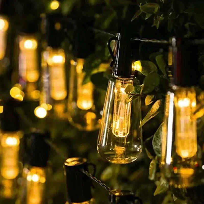 LED سلسلة أضواء الشمسية IP65 م - مراجعة Outdoor Lighting Wedding Decor وسعره