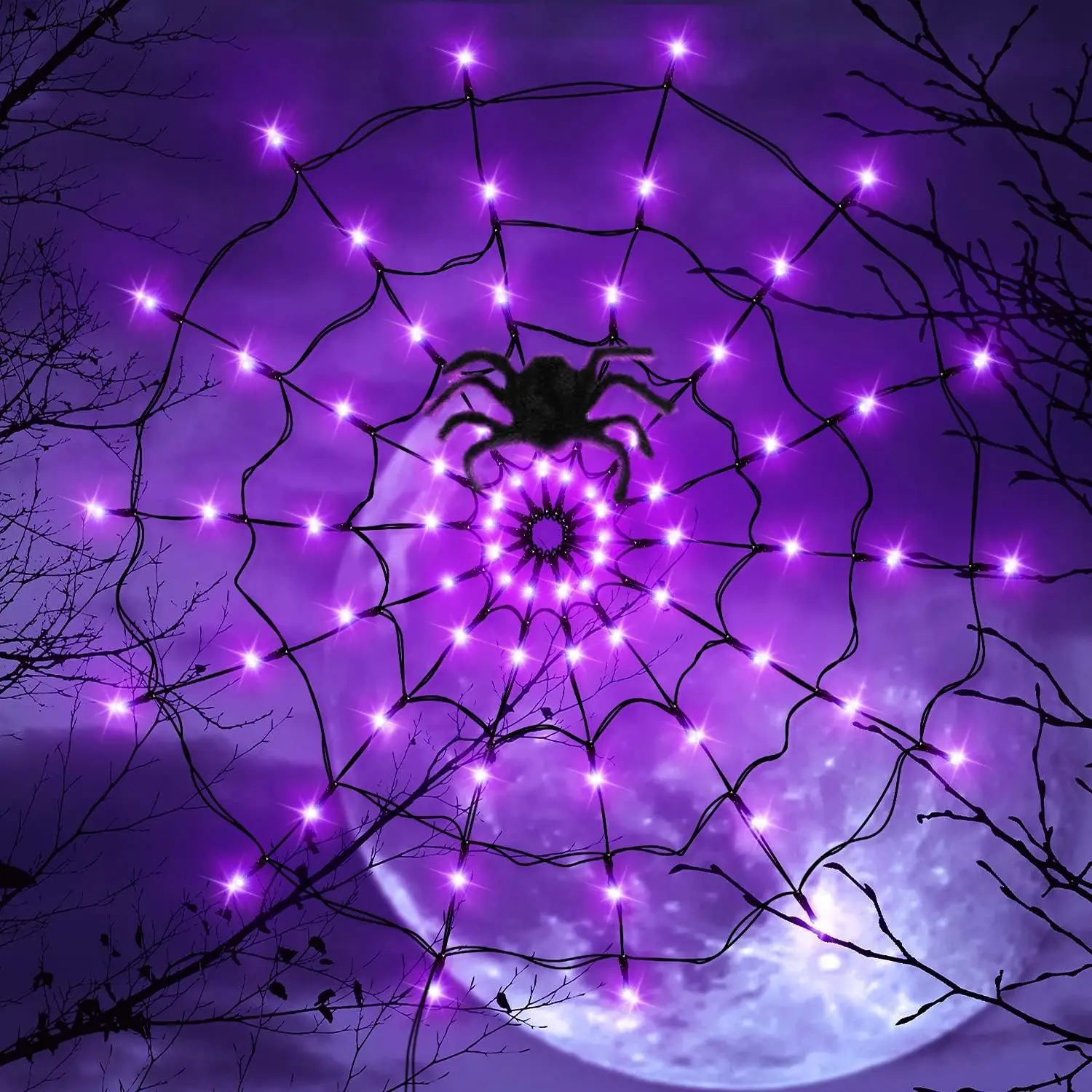 أضواء LED على شكل شبكة عنكبوت  - مراجعة Lighting Decor For House وسعره