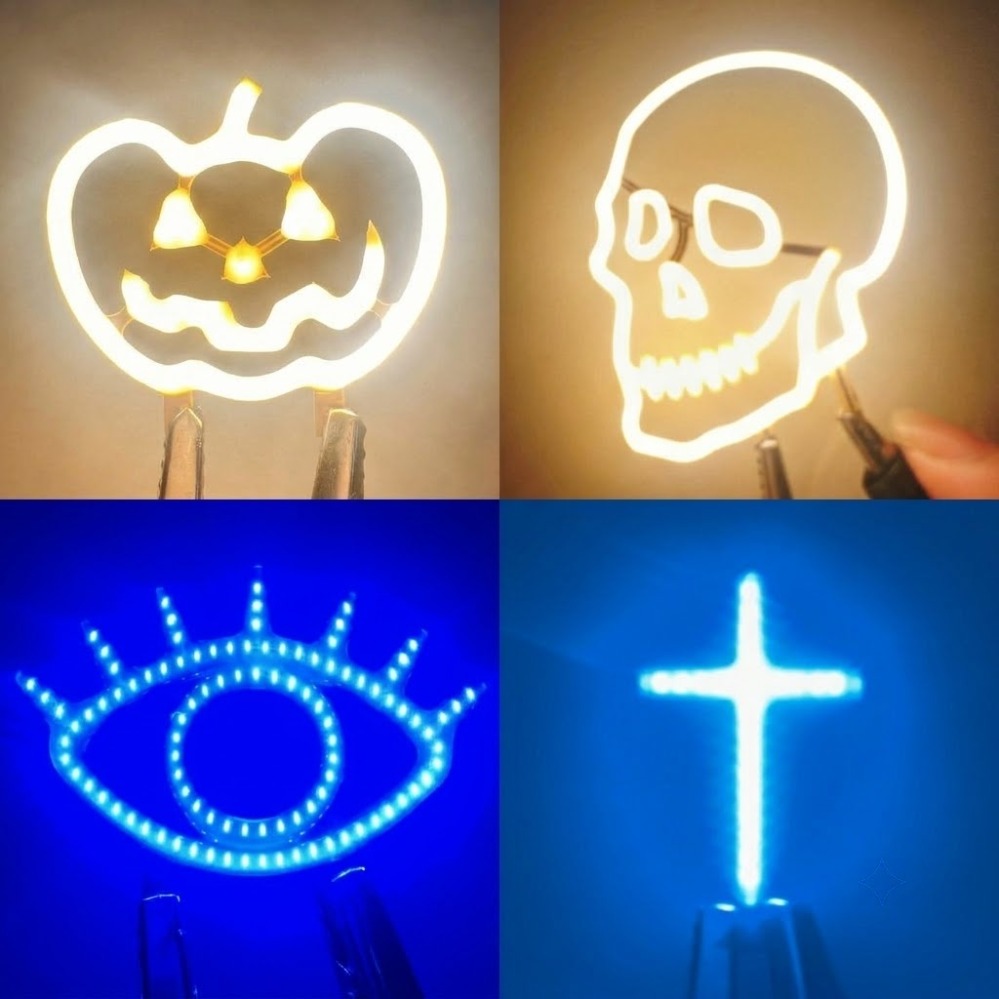 1/2 قطعة مصباح LED بخيوط مضيئة - مراجعة Lighting Tree Decor وسعره
