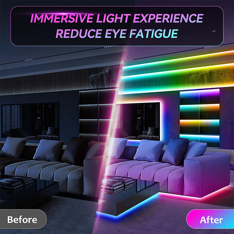 شريط إضاءة LED RGB بتقنية USB  - مراجعة Lighting Decor For Diwali وسعره