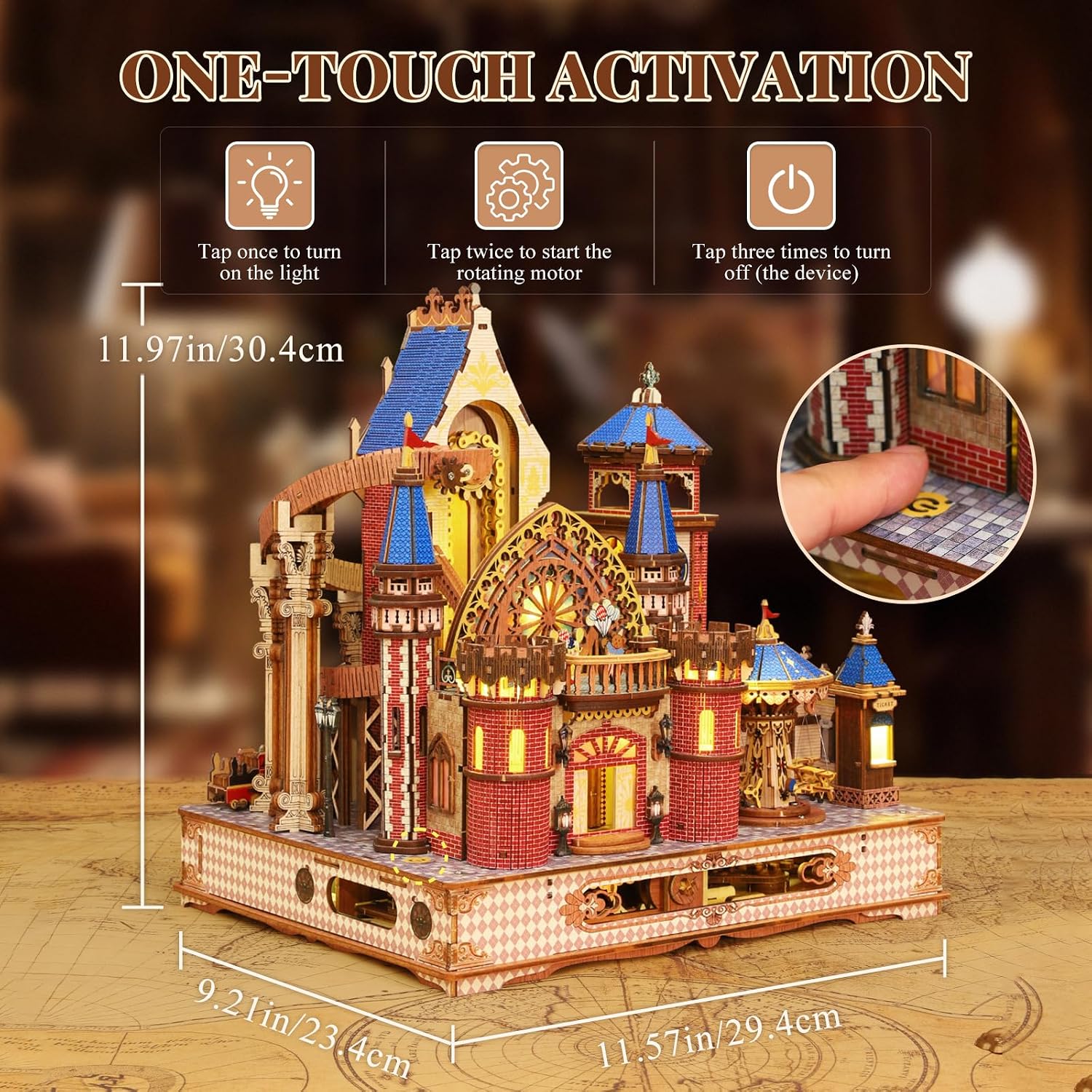 ألغاز خشبية ثلاثية الأبعاد للب - مراجعة Lighting Decor For House وسعره
