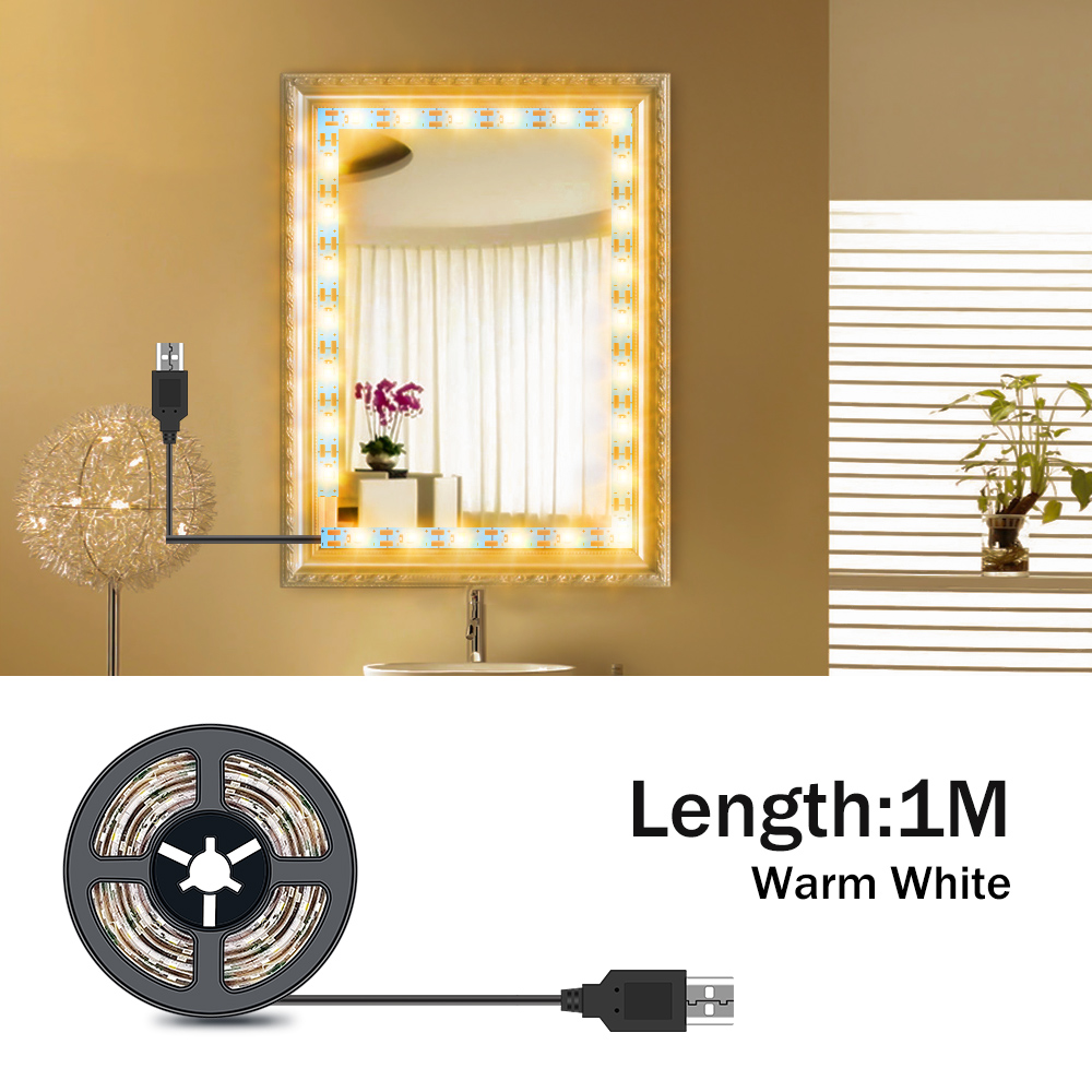 DC5V LED مرآة لوضع مساحيق التج - مراجعة Lighting Decor For Diwali وسعره