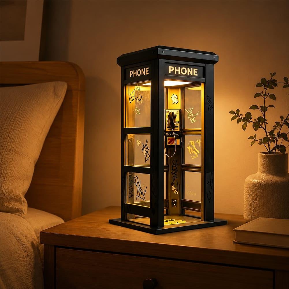 مصباح طاولة على شكل كشك هاتف ل - مراجعة Lighting Decor For Home وسعره