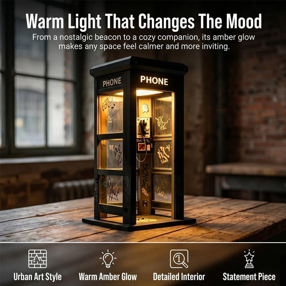 مصباح طاولة على شكل كشك هاتف ل - مراجعة Lighting Decor For Home وسعره