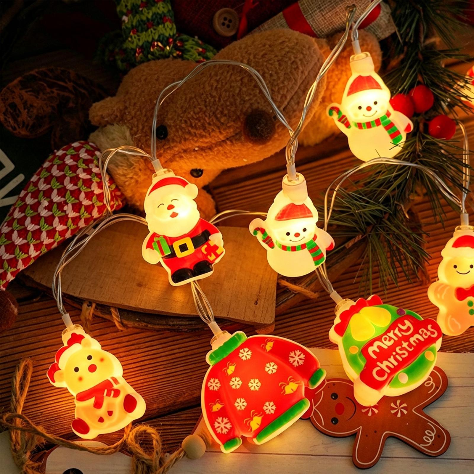 أضواء سانتا كلوز LED على شكل ر - مراجعة Lighting Tree Decor وسعره