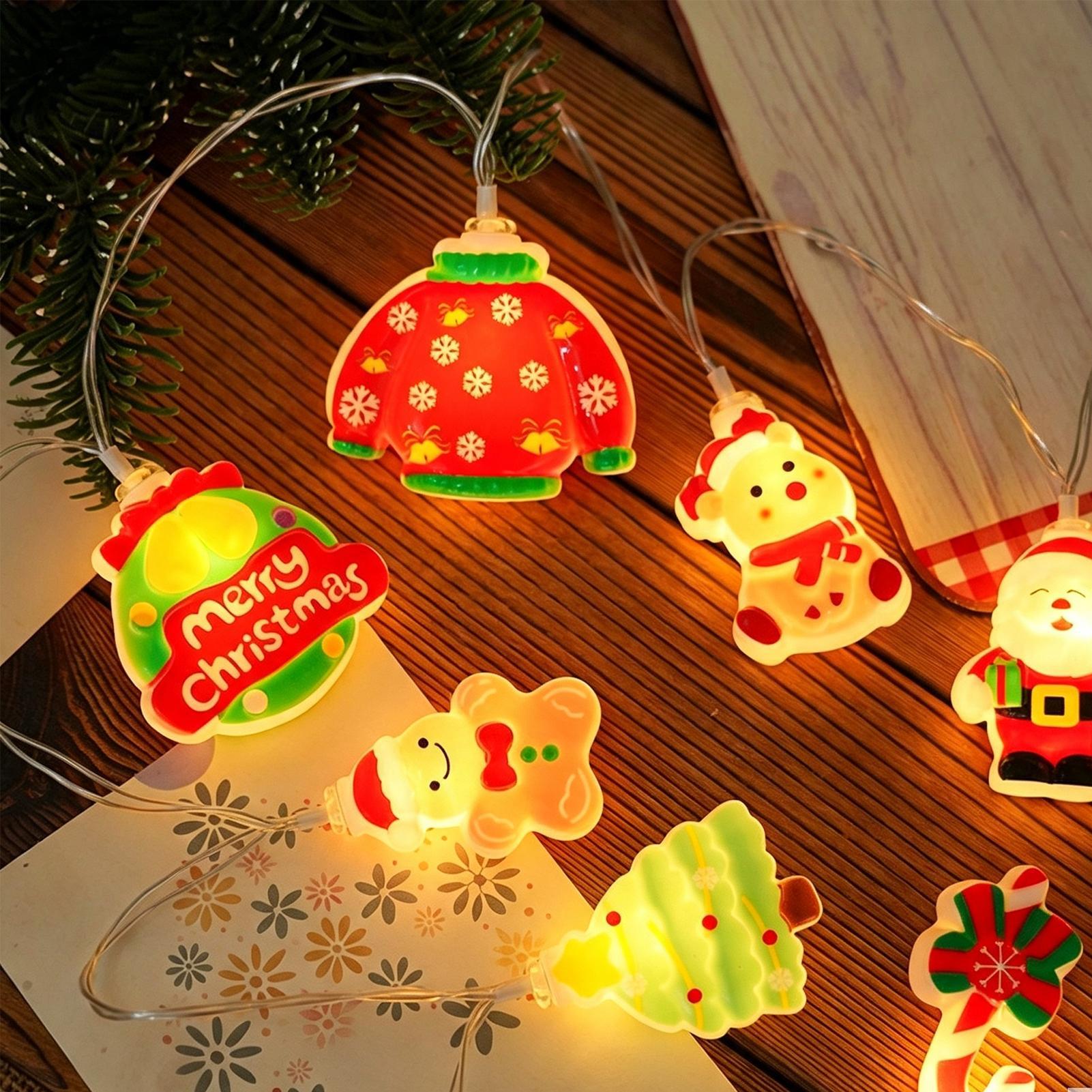 أضواء سانتا كلوز LED على شكل ر - مراجعة Lighting Tree Decor وسعره