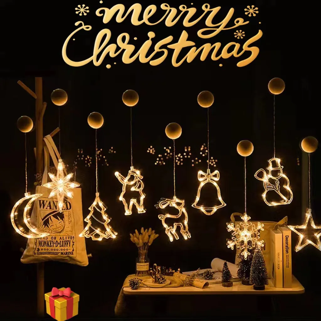 1-20 قطعة LED عيد الميلاد شفط  - مراجعة Lighting Tree Decor وسعره