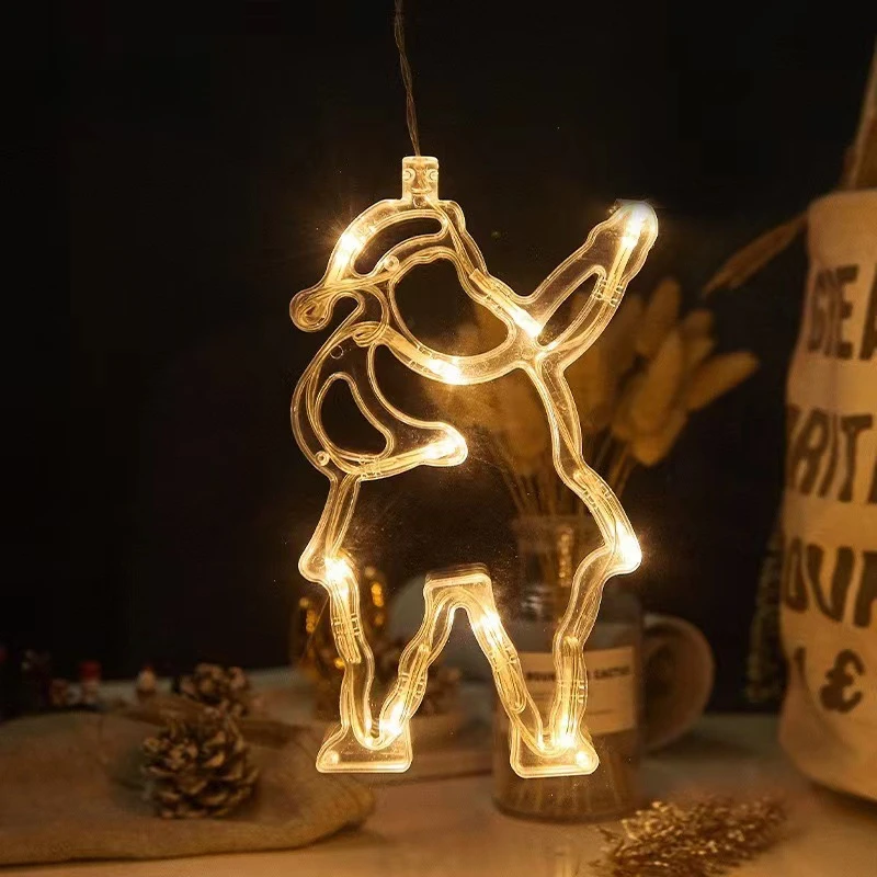 1-20 قطعة LED عيد الميلاد شفط  - مراجعة Lighting Tree Decor وسعره