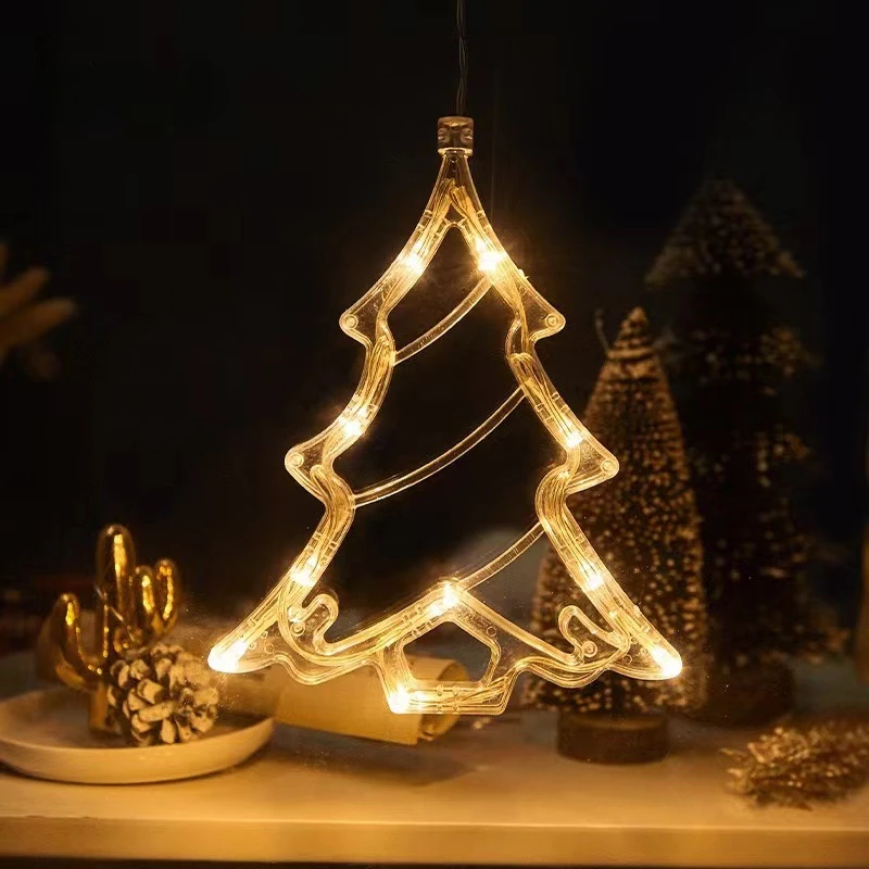 1-20 قطعة LED عيد الميلاد شفط  - مراجعة Lighting Tree Decor وسعره